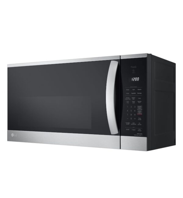 LG 1.8-cu ft 1000-Watt Smart Over-the-Range Microwave with Sensor Cooking Printproof Stainless Steel - Image 2