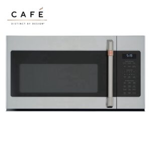 Cafe  1.9-cu ft 1000-Watt Over-the-Range Microwave with Sensor Cooking (Stainless Steel)