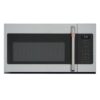 Cafe  1.9-cu ft 1000-Watt Over-the-Range Microwave with Sensor Cooking (Stainless Steel) - Image 2