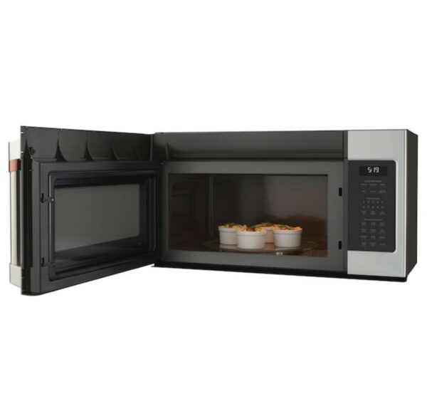 Cafe  1.9-cu ft 1000-Watt Over-the-Range Microwave with Sensor Cooking (Stainless Steel) - Image 5
