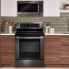 LG EasyClean 2-cu ft 1000-Watt Over-the-Range Microwave with Sensor Cooking (Black Stainless Steel) - Image 4