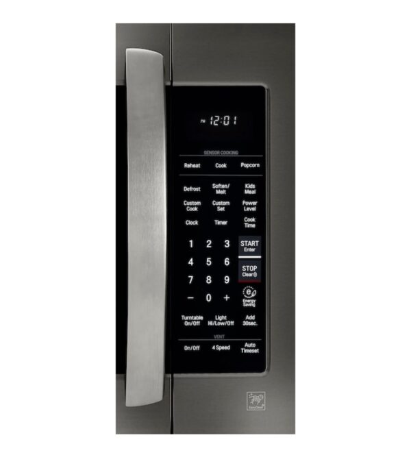 LG EasyClean 2-cu ft 1000-Watt Over-the-Range Microwave with Sensor Cooking (Black Stainless Steel) - Image 6