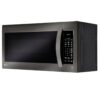 LG EasyClean 2-cu ft 1000-Watt Over-the-Range Microwave with Sensor Cooking (Black Stainless Steel) - Image 8