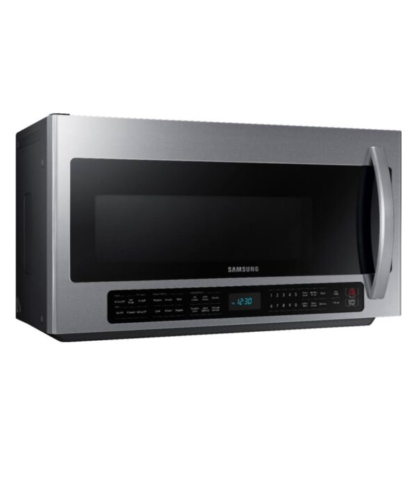 Samsung 2.1-cu ft 1000-Watt Over-the-Range Microwave with Sensor Cooking ( Stainless steel) - Image 3