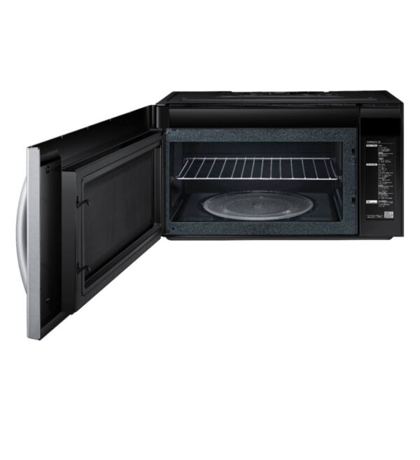 Samsung 2.1-cu ft 1000-Watt Over-the-Range Microwave with Sensor Cooking ( Stainless steel) - Image 8