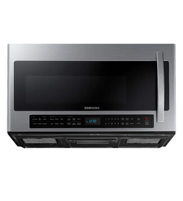 Samsung 2.1-cu ft 1000-Watt Over-the-Range Microwave with Sensor Cooking ( Stainless steel) - Image 9