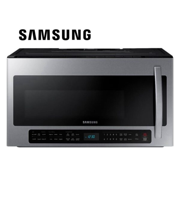 Samsung 2.1-cu ft 1000-Watt Over-the-Range Microwave with Sensor Cooking ( Stainless steel)