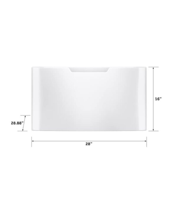 GE Universal Laundry Pedestal (White) with Storage Drawer - Image 9