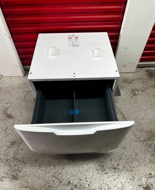 GE Universal Laundry Pedestal (White) with Storage Drawer - Image 12