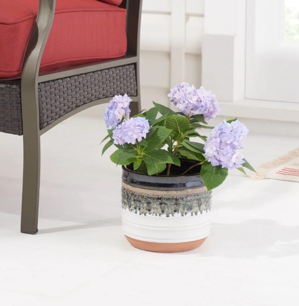Better Homes & Gardens 12" Nikolaos Ceramic Planter, Multi Color - Image 2