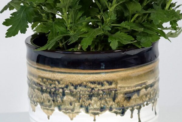 Better Homes & Gardens 12" Nikolaos Ceramic Planter, Multi Color - Image 5
