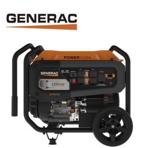 Generac GP Starting Watts 8125-Watt Single Fuel (Gasoline) Portable Generator