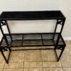 Style Selections 29-in H x 39-in W Black Indoor/Outdoor Rectangular Heavy Duty Steel Plant Stand - Image 5