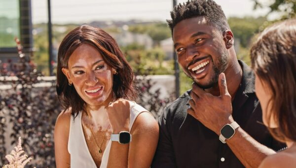 Fitbit Sense 2 Advanced Health and Fitness Smartwatch - Lunar White/Platinum Aluminum - Image 11