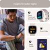Fitbit Sense 2 Advanced Health and Fitness Smartwatch - Lunar White/Platinum Aluminum - Image 6