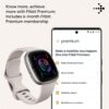 Fitbit Sense 2 Advanced Health and Fitness Smartwatch - Lunar White/Platinum Aluminum - Image 8