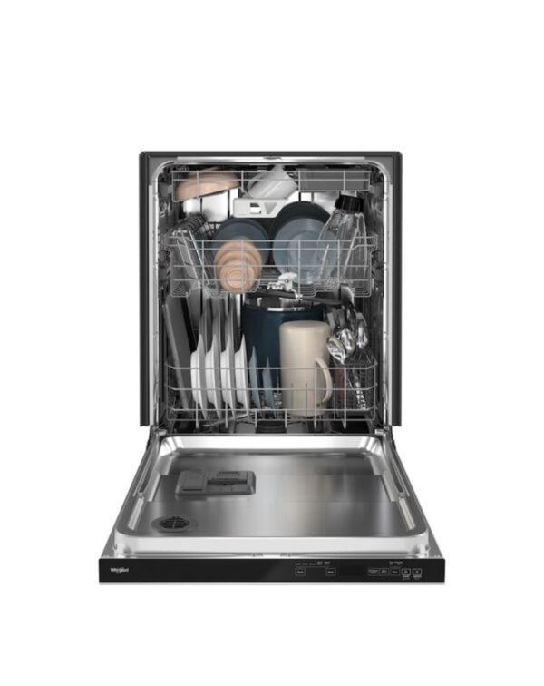 Whirlpool Eco Series 24-in Top Control Built-In Dishwasher With Third Rack Fingerprint Resistant Stainless Steel - Image 2