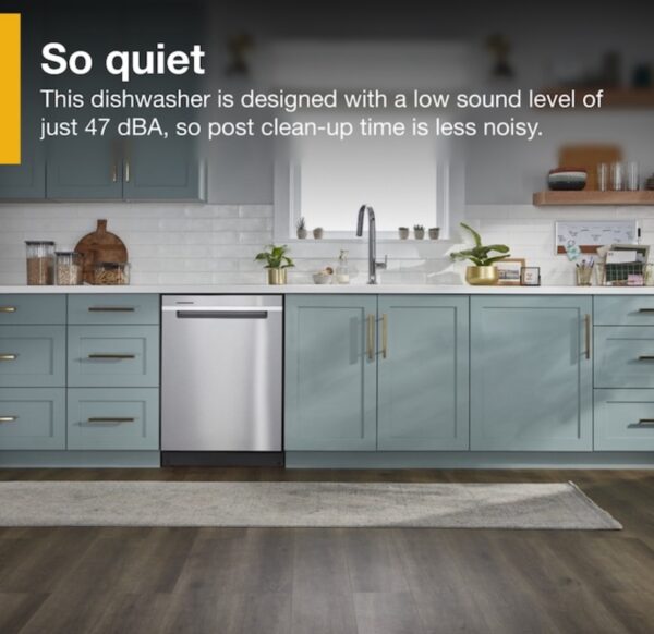 Whirlpool Eco Series 24-in Top Control Built-In Dishwasher With Third Rack Fingerprint Resistant Stainless Steel - Image 5