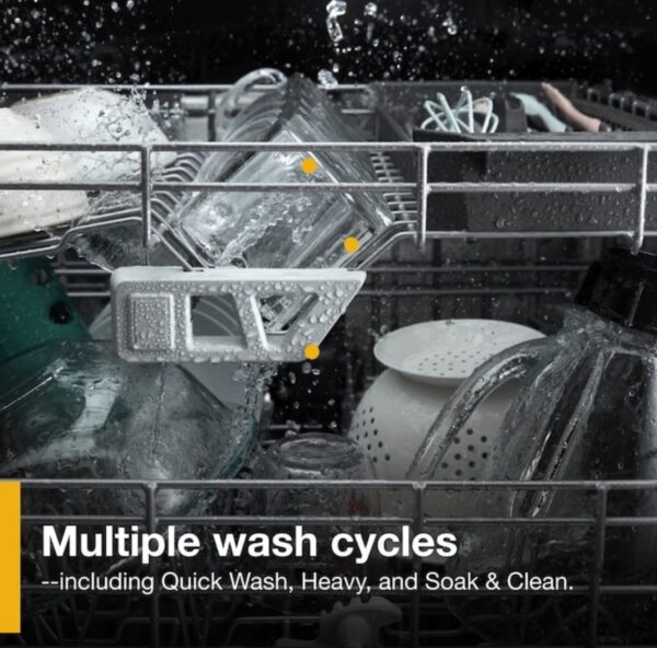Whirlpool Eco Series 24-in Top Control Built-In Dishwasher With Third Rack Fingerprint Resistant Stainless Steel - Image 9