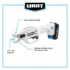 HART 20-Volt Pruning Shears with (1) 4.0 Ah Lithium-Ion Battery and Charger - Image 6
