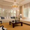 Wellmet French Empire Crystal Chandelier Modern Adjustable Hanging Pendant Ceiling Mount Fixture - Image 8