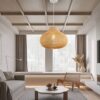UShe DHome Rattan Pendant Lights, D16.5
Wicker Chandelier Hand-Woven Boho Pendant Light Rattan - Image 5