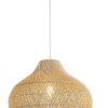 UShe DHome Rattan Pendant Lights, D16.5
Wicker Chandelier Hand-Woven Boho Pendant Light Rattan - Image 2