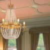 Wellmet French Empire Crystal Chandelier Modern Adjustable Hanging Pendant Ceiling Mount Fixture - Image 10