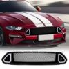 Rongher Mesh Front Grill Compatible With 2018-2020 Ford Mustang, w/White DRL LED Light