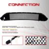 Rongher Mesh Front Grill Compatible With 2018-2020 Ford Mustang, w/White DRL LED Light - Image 5