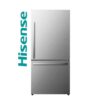 Hisense 17.5-cu ft Counter-depth Bottom-Freezer Refrigerator (Fingerprint Resistant Stainless Steel)