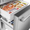 Hisense 17.5-cu ft Counter-depth Bottom-Freezer Refrigerator (Fingerprint Resistant Stainless Steel) - Image 4