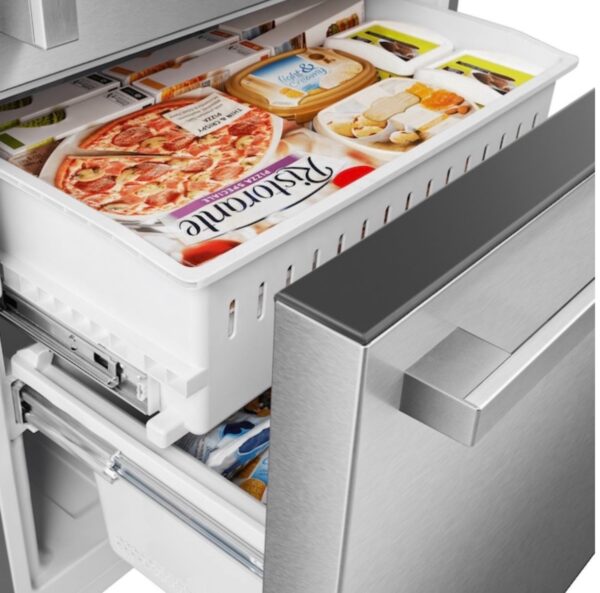 Hisense 17.5-cu ft Counter-depth Bottom-Freezer Refrigerator (Fingerprint Resistant Stainless Steel) - Image 4
