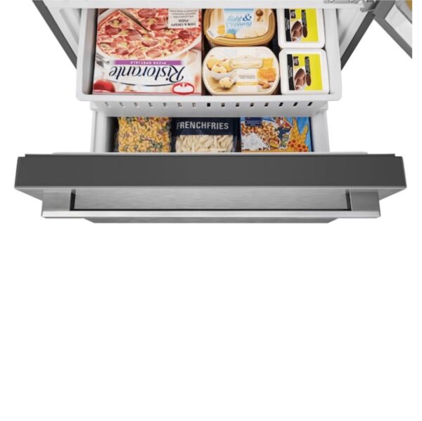 Hisense 17.5-cu ft Counter-depth Bottom-Freezer Refrigerator (Fingerprint Resistant Stainless Steel) - Image 5