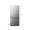 Hisense 17.5-cu ft Counter-depth Bottom-Freezer Refrigerator (Fingerprint Resistant Stainless Steel) - Image 11