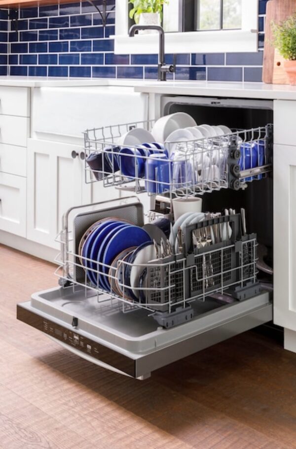 GE Dry Boost 24-in Top Control Built-In Dishwasher (Black) ENERGY STAR, 52-dBA quiet Sound Level - Image 6