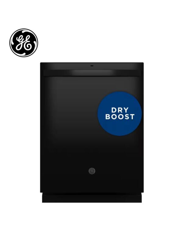 GE Dry Boost 24-in Top Control Built-In Dishwasher (Black) ENERGY STAR, 52-dBA quiet Sound Level