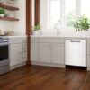 Bosch 300 Series 24-in Front Control Smart Built-In Dishwasher (White), 44-dBA Very Quiet Sound Level - Image 5
