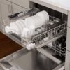 Bosch 300 Series 24-in Front Control Smart Built-In Dishwasher (White), 44-dBA Very Quiet Sound Level - Image 8