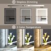 TIFULLHOME LED Bathroom Mirror 72x36 Inch with Front and Backlit, CRI 90+, 3 Colors & Stepless Dimmable Mirror - Image 2