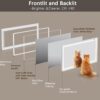 TIFULLHOME LED Bathroom Mirror 72x36 Inch with Front and Backlit, CRI 90+, 3 Colors & Stepless Dimmable Mirror - Image 7