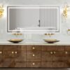 TIFULLHOME LED Bathroom Mirror 72x36 Inch with Front and Backlit, CRI 90+, 3 Colors & Stepless Dimmable Mirror - Image 9