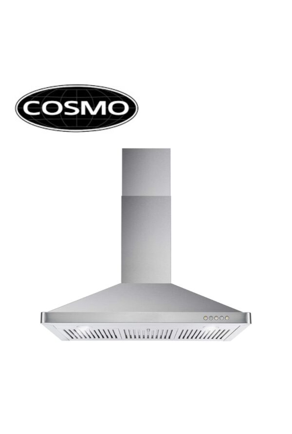 COSMO 63190 36 in. Wall Mount Range Hood with Ducted Convertible Ductless, Kitchen Chimney-Style