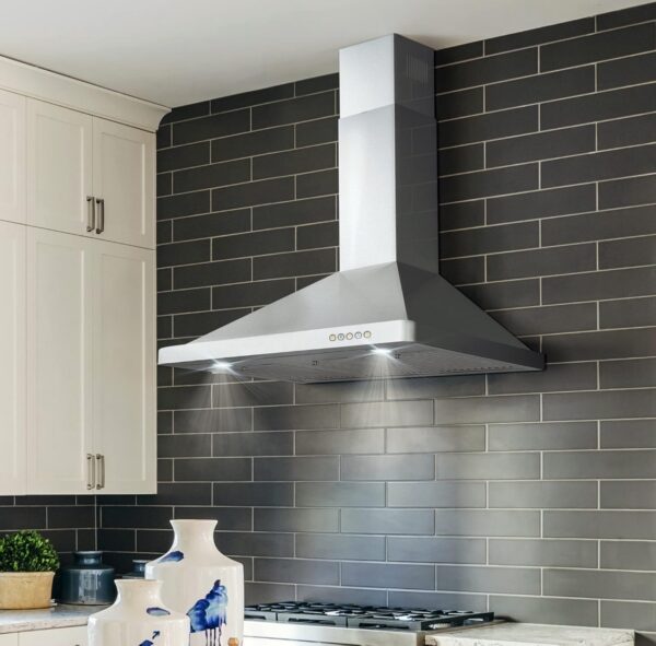 COSMO 63190 36 in. Wall Mount Range Hood with Ducted Convertible Ductless, Kitchen Chimney-Style - Image 8