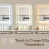 TIFULLHOME LED Bathroom Mirror 72x36 Inch with Front and Backlit, CRI 90+, 3 Colors & Stepless Dimmable Mirror - Image 10