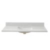 allen + roth Dolomiti Bianco 49-in x 22-in White Sintered Stone Single Sink 3-Hole vanity Top - Image 3