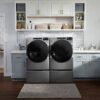Whirlpool 15.5-in x 27-in Universal Laundry Pedestal (Chrome Shadow) with Storage Drawer - Image 9