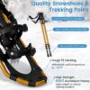 Goplus Snow Shoes, 21 inch 3 in 1 Snowshoes Trekking Poles Bundle for Men & Women, Lightweight - Image 2