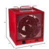 Dr Infrared Heater DR-988A Garage Shop 208/240-Volt, 4800/5600-Watt Heater with 6-30R Plug - Image 3
