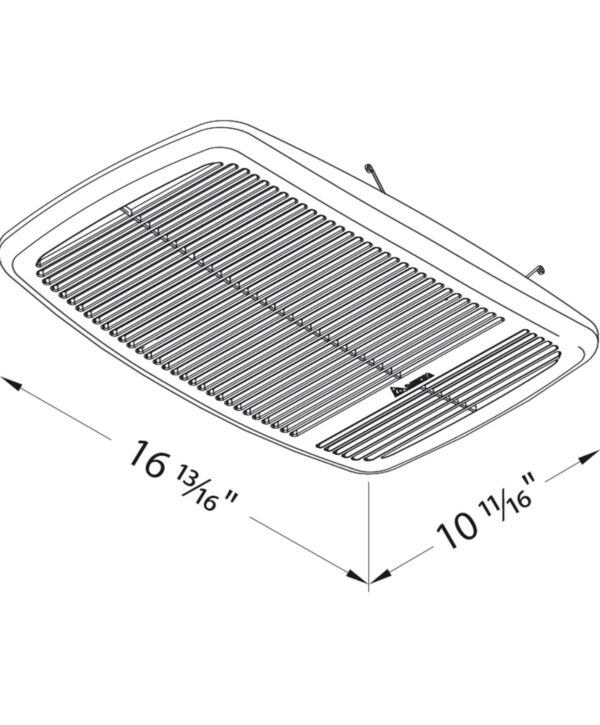 Delta Breez Radiance Exhaust Bathroom Fan 80 CFM Energy Efficient Quiet Operation Brushless Motor - Image 3